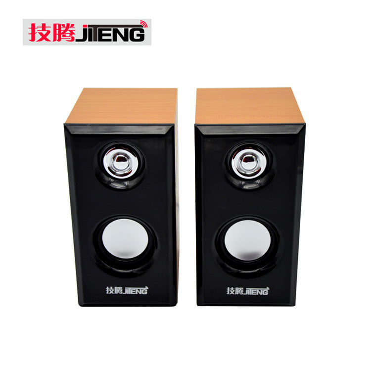 Jiteng jt042 desktop computer multimedia usb speaker notebook speaker wooden speaker subwoofer