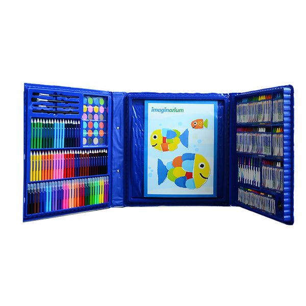 Watercolor pen, colored lead brush, large-capacity gift box, children's painting set, portable foldable art painting supplies