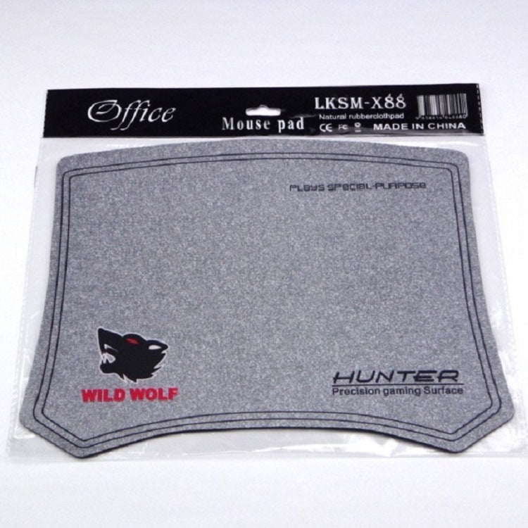 X88 wild wolf mouse pad washable large gaming mouse pad 250*300*2mm natural rubber pad