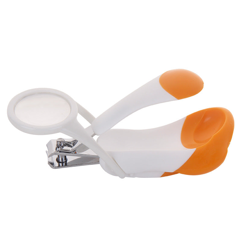 Manufacturer baby magnifying glass nail clippers nail clippers newborn baby care tools trimming knife oem export