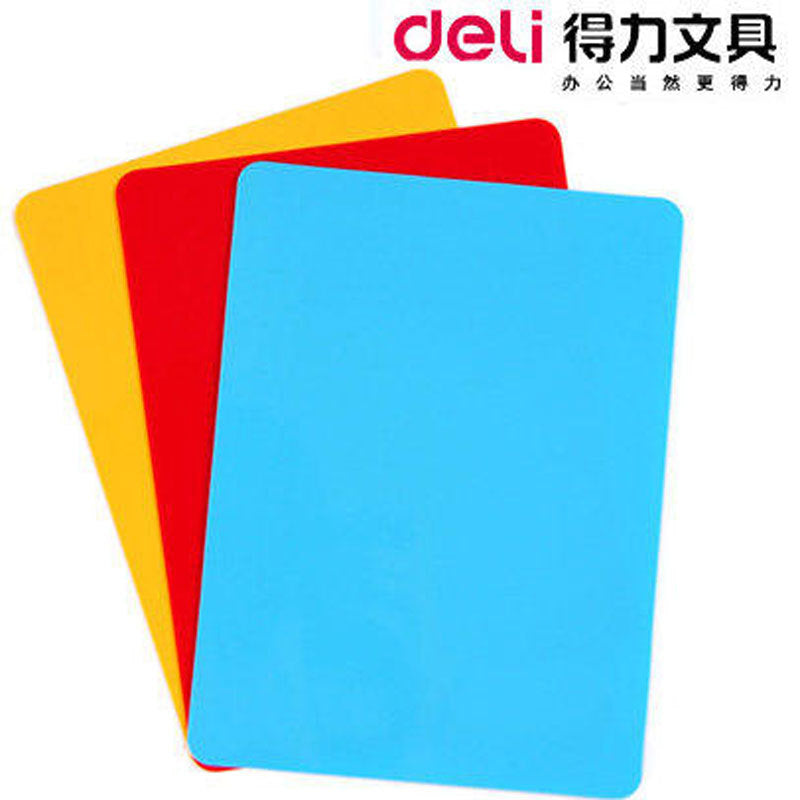 Deli 9353 writing pad a4 plastic pad cardboard 297 * 210mm replication pad exam paper replication board