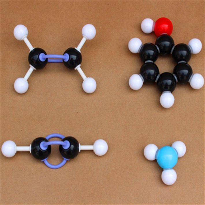 LX-1032 Middle School Chemical Molecular Structure Model, Ball Stick + Scale Organic Molecular Experiment
