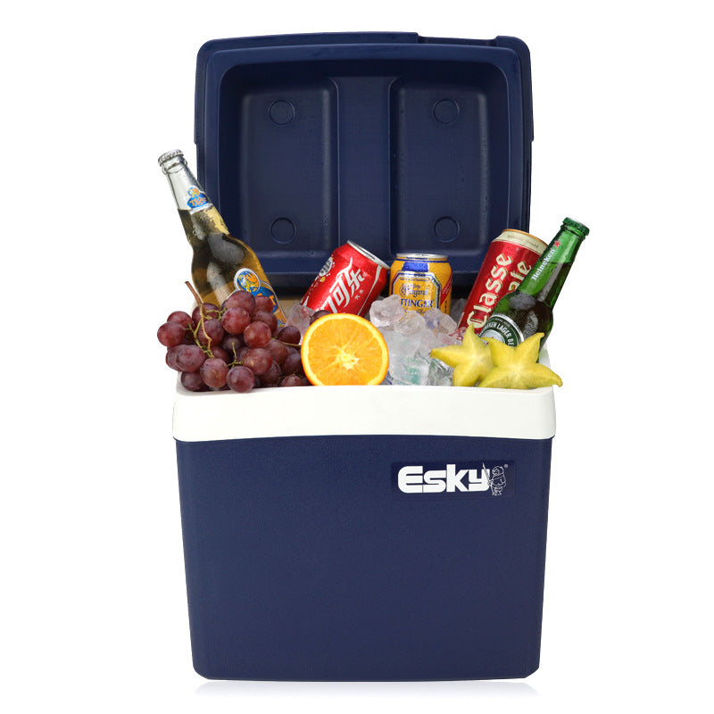 Classic esky cooler box - outdoor picnic bag, car food refrigerator, fruit and vegetable fresh-keeping box, seafood cold chain box