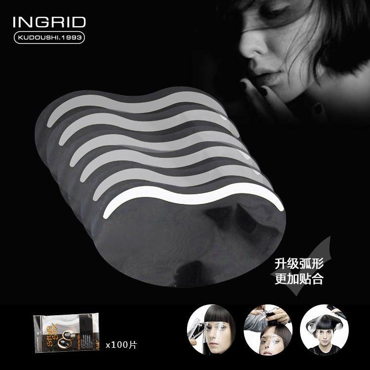 Special disposable hair cut bangs for hair salon, hair dye, baked oil mask to cover face, eye protection, perm and dye hair, transparent mask