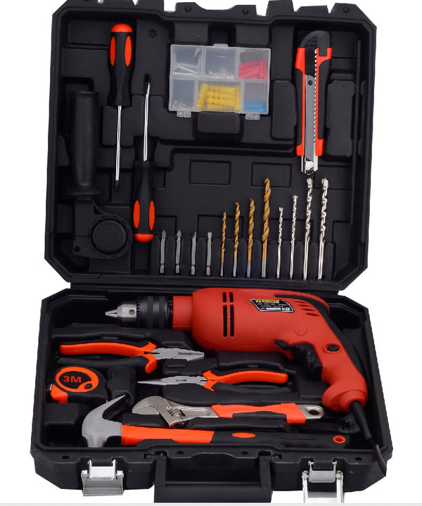 Supply combination tools (picture) 13mm electric drill, 45-piece set of tools