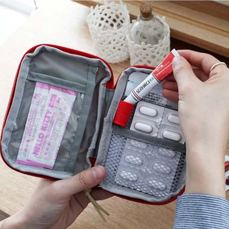 New outdoor travel, portable mini carry-on, small medicine box, small medicine storage bag, travel bag customization