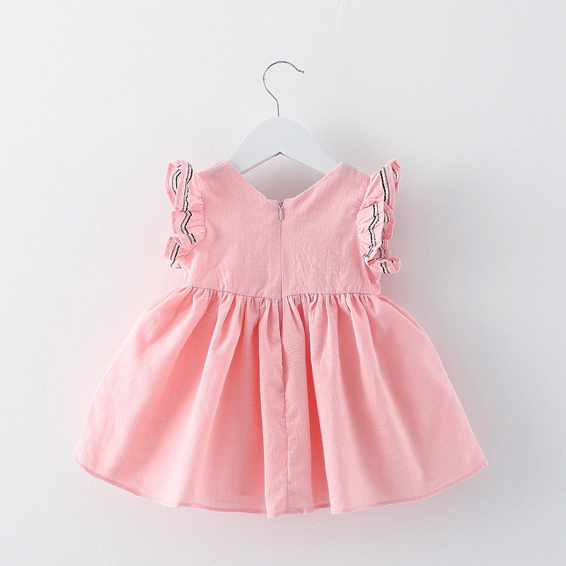 Korean style girls' dresses -  summer collection - princess cotton dresses for kids - dropshipping available