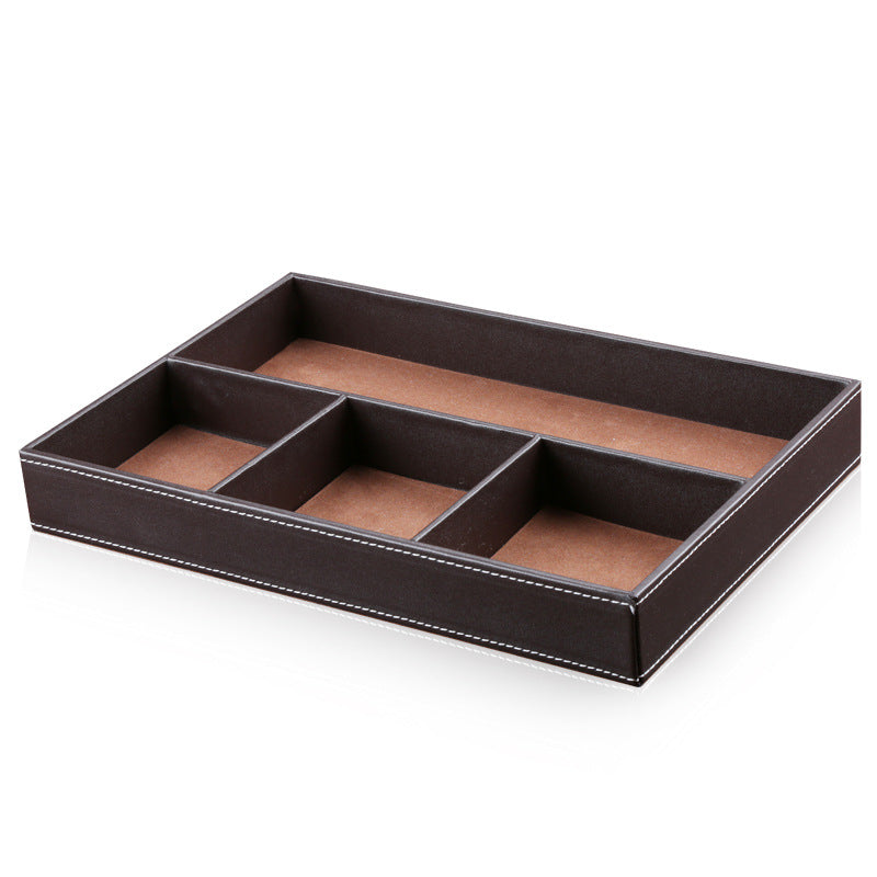 Key remote control product entrance storage box light luxury coffee table storage tray creative home cosmetics jewelry storage tray