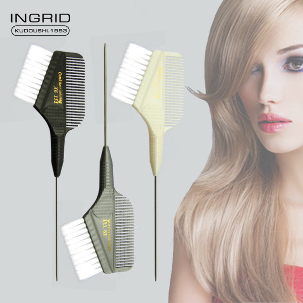 White Hair Dyeing Comb Barber Shop Special Double Sided Baked Oil Brush Pick Hair Dyeing Comb Hair Dyeing Tool Hair Dyeing Comb