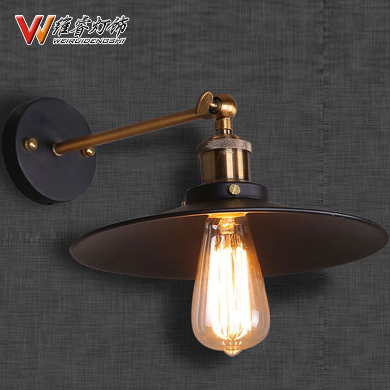 Retro American lamp holder wall lamp Nordic American country bar aisle staircase balcony project wall lamp manufacturer wholesale