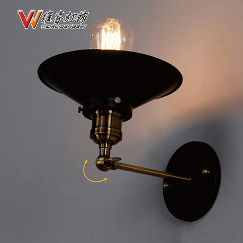 Retro American lamp holder wall lamp Nordic American country bar aisle staircase balcony project wall lamp manufacturer wholesale
