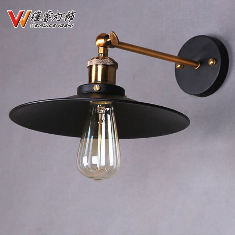 Retro American lamp holder wall lamp Nordic American country bar aisle staircase balcony project wall lamp manufacturer wholesale