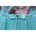 Summer girls' frozen-themed short-sleeve dress - festive gown with fluffy, flowing skirt - dropshipping available
