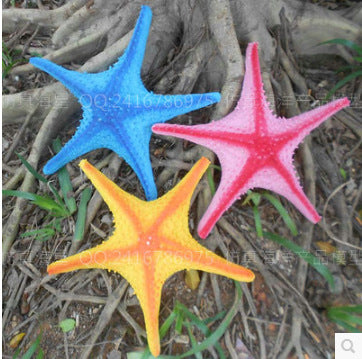 Simulation starfish fake fish ocean theme hotel restaurant decoration Mei Chen animation wall pendant resin starfish model