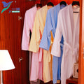 Five-star hotel bathrobe, cut velvet bathrobe, pure cotton bathrobe, colorful white, cotton towel, free embroidery
