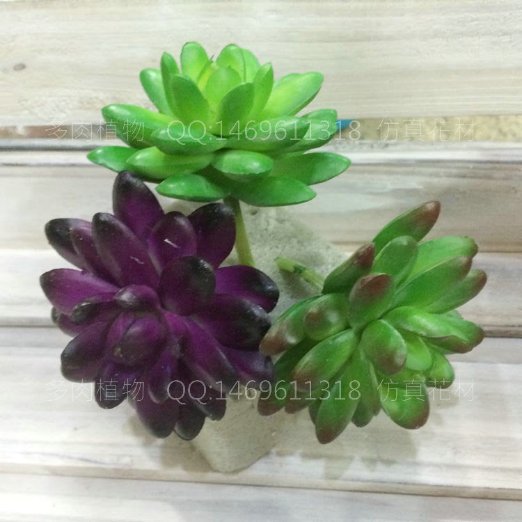 Simulated pentagram succulent plant living room ornament creative gardening ornament green plant fake flower tabletop dining room decoration