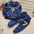 spring/autumn new boys' letter print long-sleeve two-piece outfit - direct from the manufacturer, dropshipping available