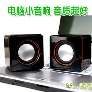 Desktop laptop usb mini small speaker cube small speaker 101c portable speaker mp3 small speaker