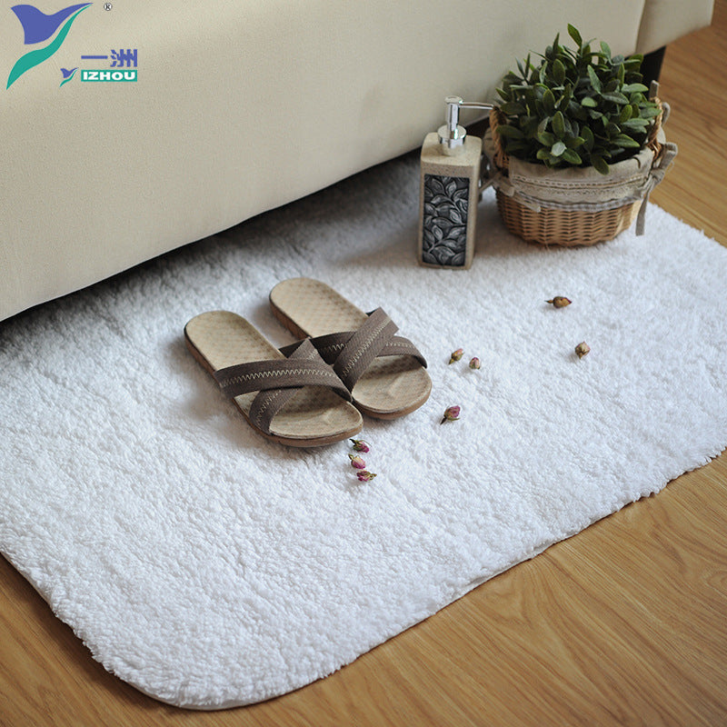 Five-star hotel stuffed floor mat 90*60cm extra large thickened cotton floor towel manufacturer logo super thick