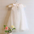 new fashion girls' clothing - american style mesh sleeveless beaded fashion dress - dropshipping available