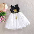 Korean style summer new five-star girl's dress chiffon children's dress princess dress - direct from the children's wear manufacturer