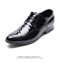2021 new spring business formal leather shoes men's lace-up casual shoes glossy shoes men's dropshipping available