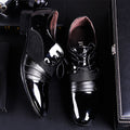 premium plus size leather shoes for men - business formal, lace-up pointed toe casual shoes, versatile loafers