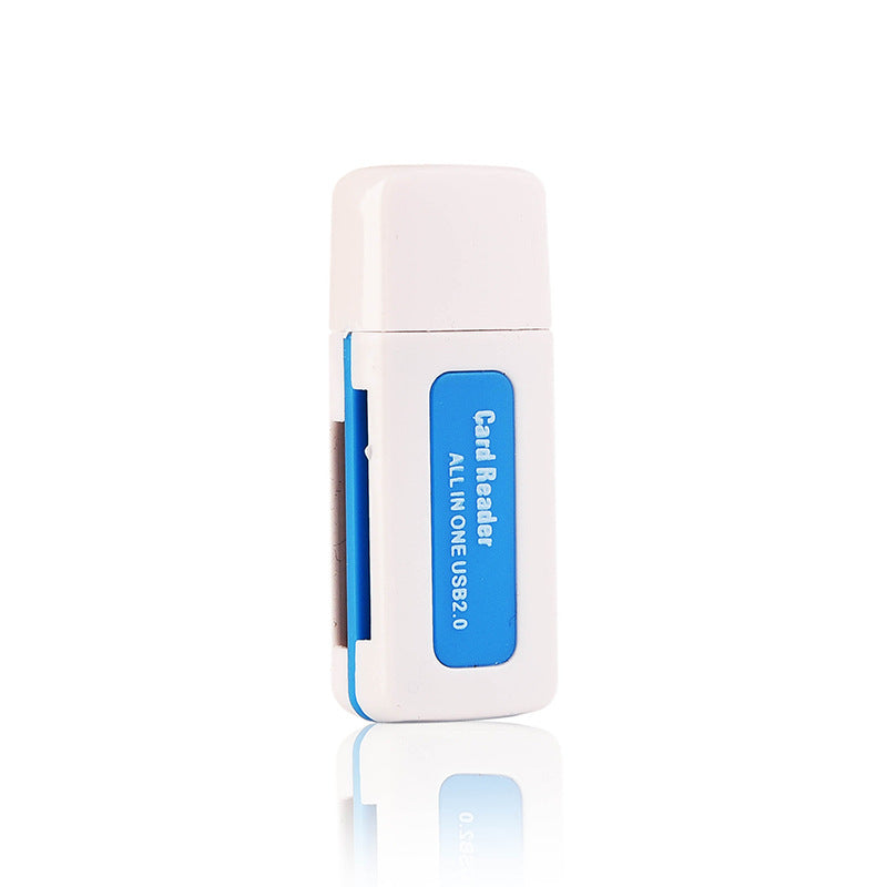 Four-in-one colorful jade high-speed usb2.0 multi-function sd tf m2 ms memory card reader
