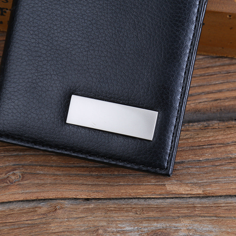 Passport bag Cross-border solid color premium leather document travel bag anti-magnetic theft RFID custom passport holder protective cover