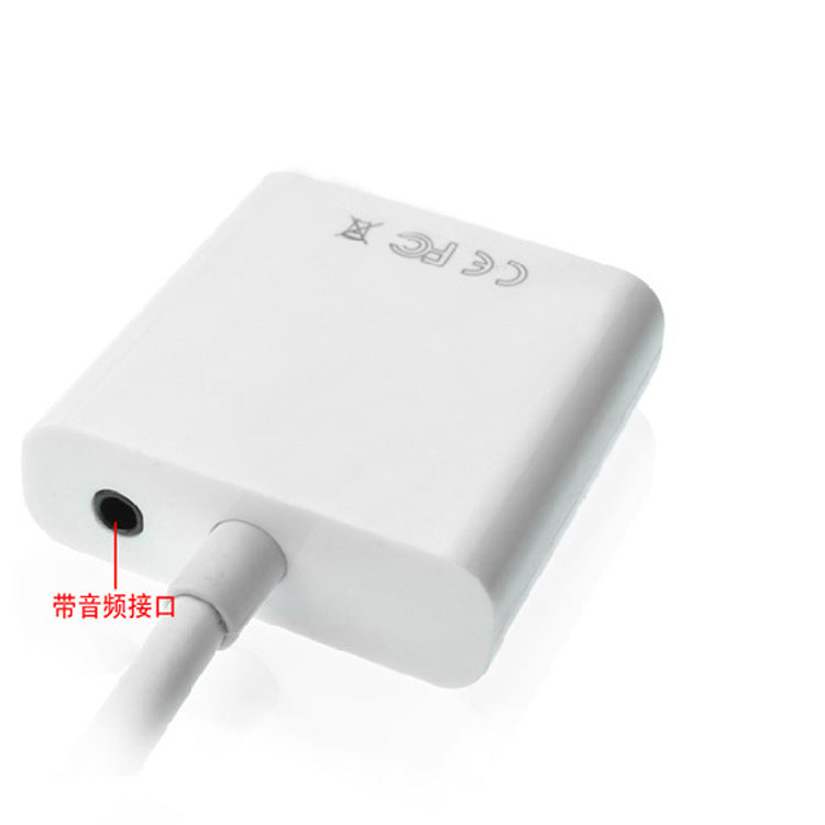 Hdtv to vga converter with audio - hdtv to vga adapter for projectors, computer to lcd tv conversion cable