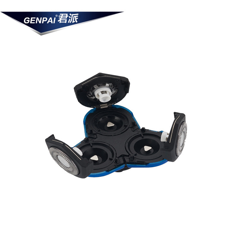 Electric shaver replacement heads, dual-ring floating head, compatible with multiple brands, accessories, charging cable wholesale