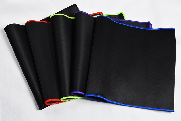 30*60cm color edge gaming mouse pad, thickened edge, large keyboard table mat, durable mouse pad