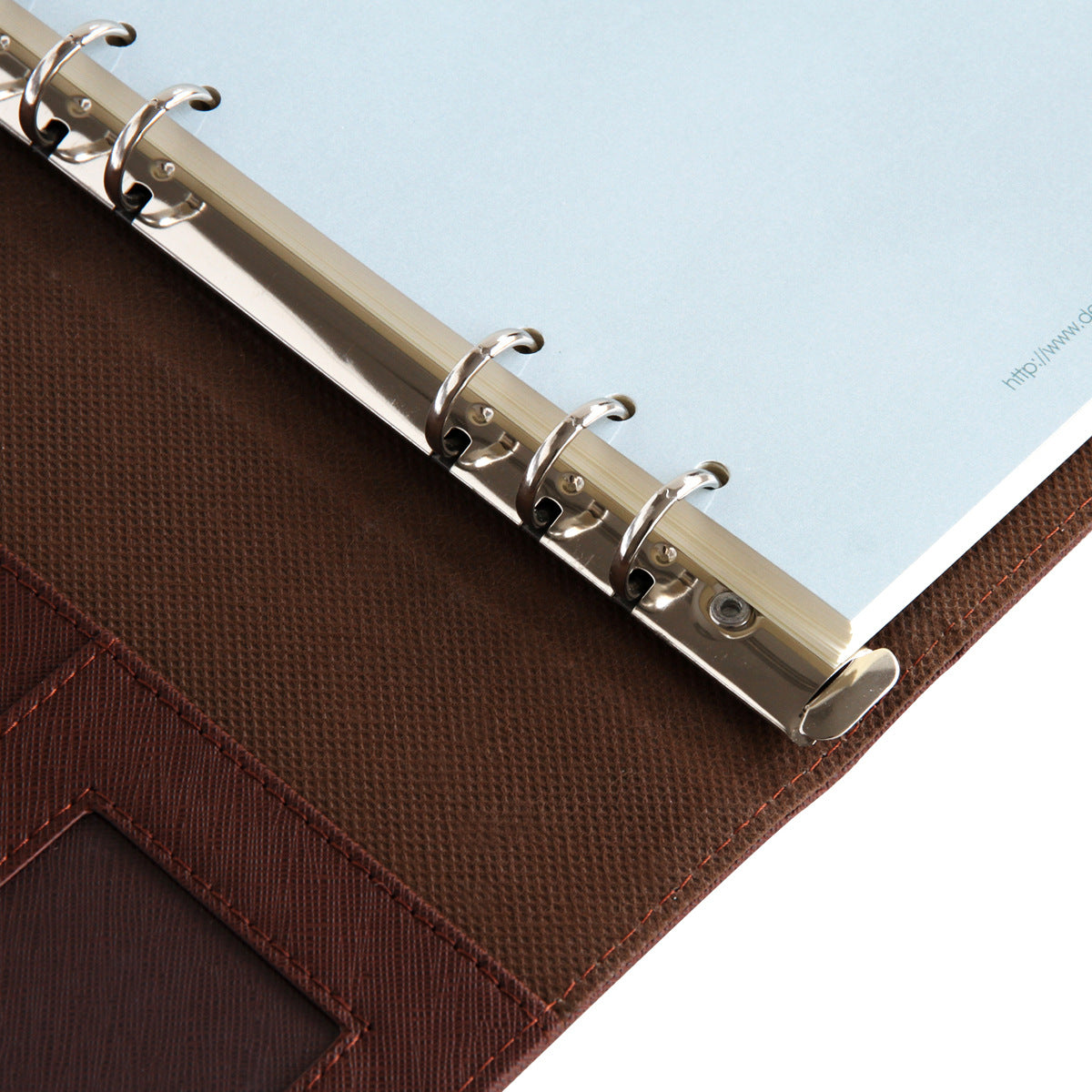 Deli 3151 loose-leaf notepad 100 pages business notebook leather book PU book 25K diary stationery wholesale
