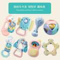 Boilable rattle teether early education toy for infants and newborns (0-12 months) with storage box - soothing toy