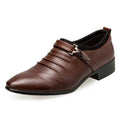 Men's casual shoes size 46, spring collection, men's business formal leather shoes, versatile slip-on loafers, size 47 extra large, size 48