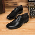 2024 new men's business formal leather dress shoes - british style lace-up casual shoes - trendy footwear - dropshipping available