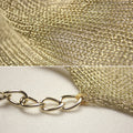 Amazon  hot selling european and american sexy women's gold chain knit dress  beach dress