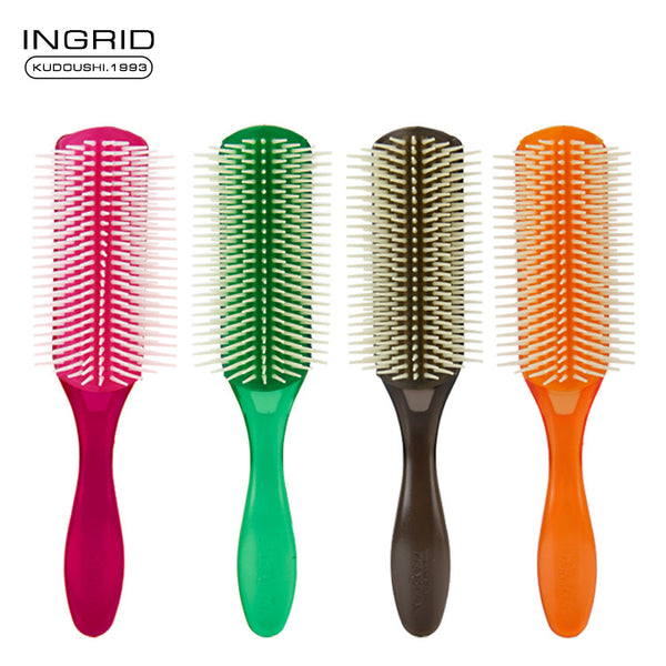 color nine-row comb hair salon special ribs comb hair fluffy shape smooth hair comb does not hurt hair massage comb
