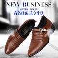 New arrivalcut out leather shoesmen business casual shoes breathable hole men's shoes perforated sandals dropshipping