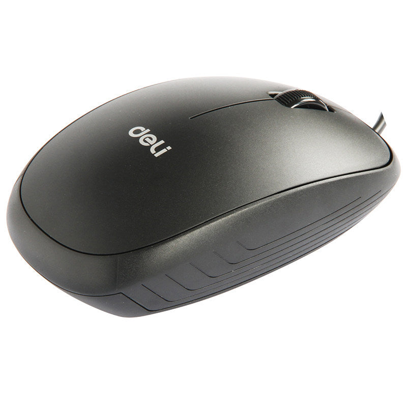 Deli 3715 optical mouse wired usb mouse office notebook wired mouse stylish and simple wholesale
