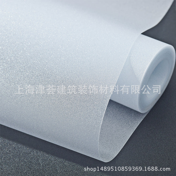 Electrostatic glue-free window grilles paper frosted glass film translucent opaque bathroom office glass sticker wholesale