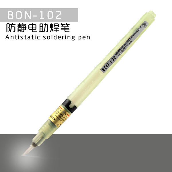 BON-102 can be filled solder pen, can be filled and flux brush, welding tool cleaning brush for finishing