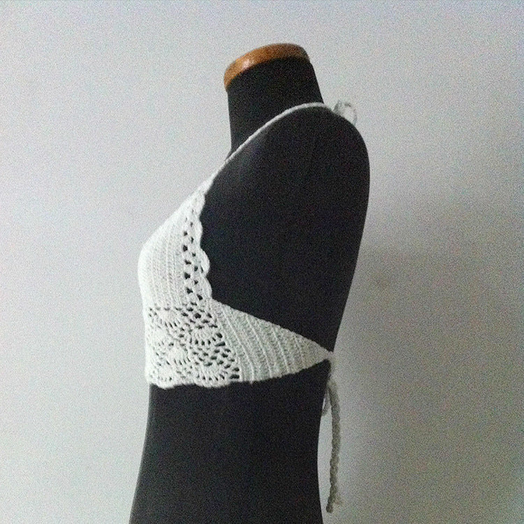 Sexy bikini women's beach hollow underwear   suspender top summer European and American split swimsuit wholesale