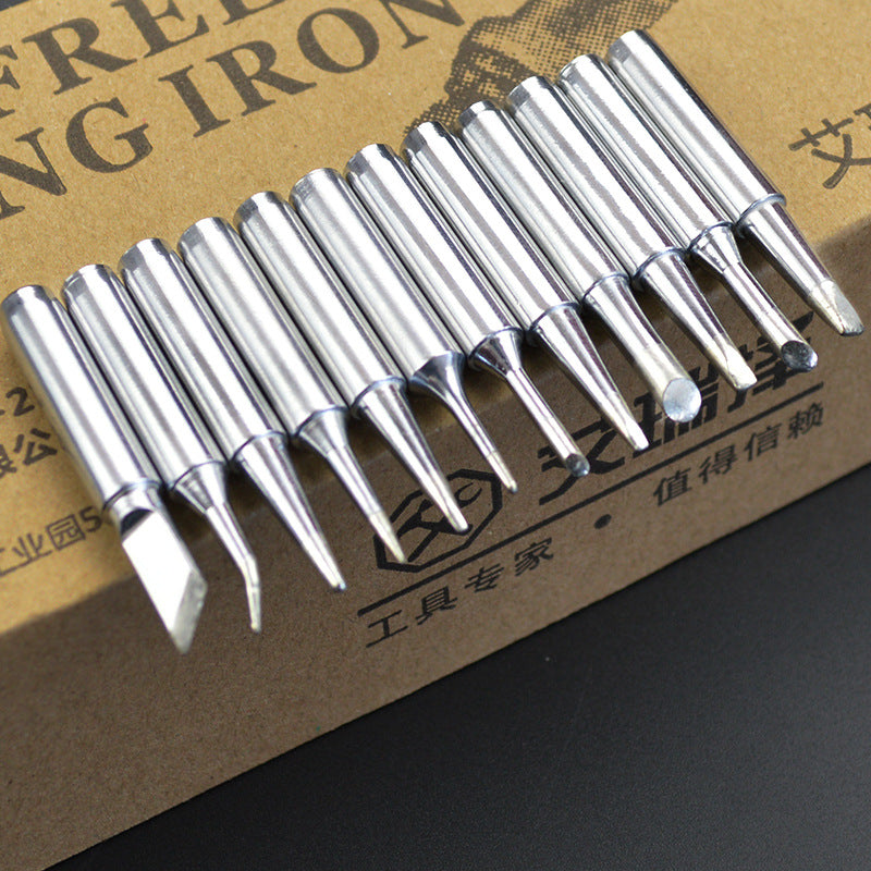 Arrize internal heating electric soldering iron head 936 soldering iron head knife head horseshoe extra pointed one-character flat head, Luo iron head