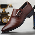 Men's leather shoes 2024 new style: business formal pointed toe leather shoes, versatile casual loafers, breathable, dropshipping available