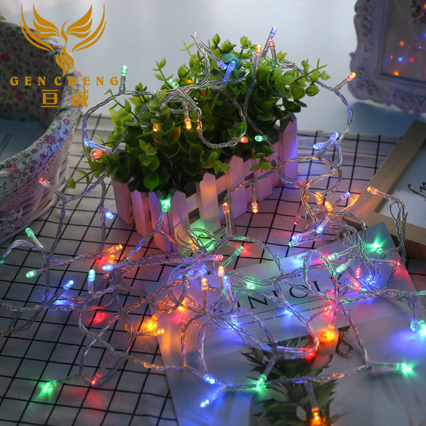 LED light string small colorful lights Gypsy room decoration Wedding festival Outdoor decoration Internet celebrity live star lights
