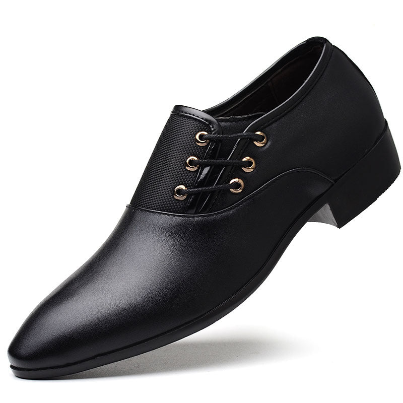 Men's leather dress shoes - new 2024 collection - business formal, extra large sizes available (46, 47, 48) - versatile casual shoes