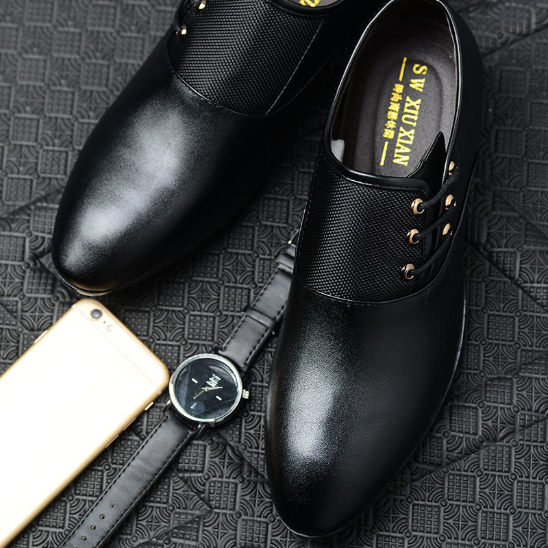 Men's leather dress shoes - new 2024 collection - business formal, extra large sizes available (46, 47, 48) - versatile casual shoes