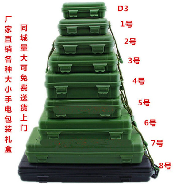 Strong light flashlight plastic packaging gift box PT environmental protection flashlight gift box storage box