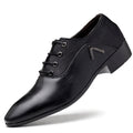 Men's leather dress shoes - business casual, extra large sizes available, casual shoes, size 48, pointed toe, lace-up, dropshipping available